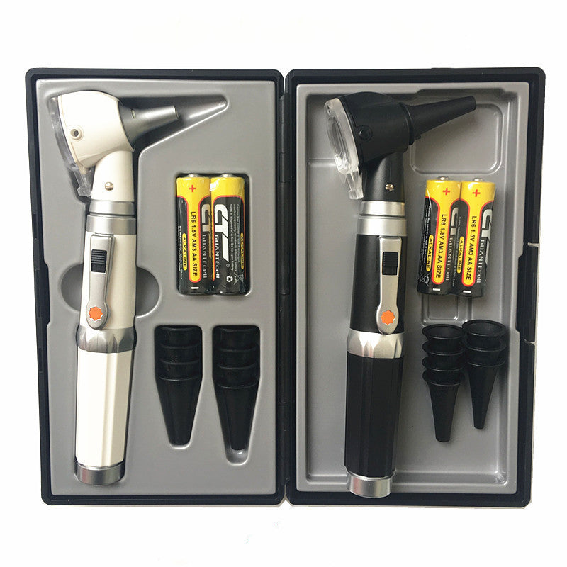 Otoscopio óptico con bombilla LED (portátil)