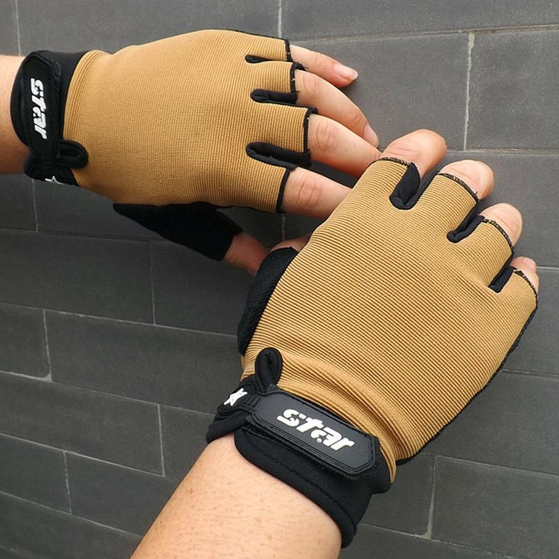 Guantes deportivos fitness antideslizantes (par)