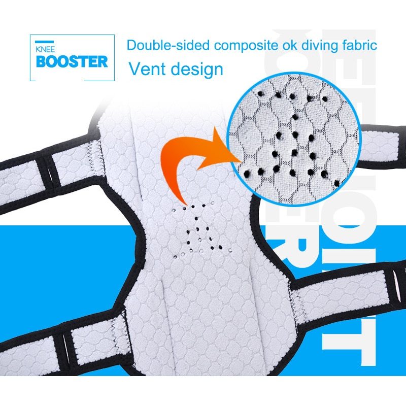 Rodillera con resorte (patella booster) de alta calidad — soporte deportivo
