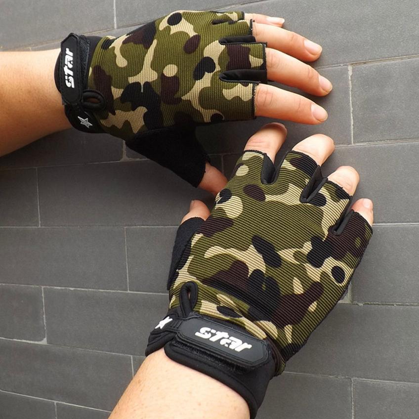 Guantes deportivos fitness antideslizantes (par)
