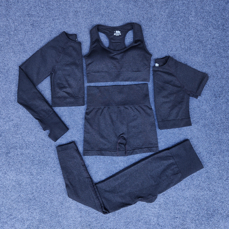 Conjunto de Yoga 5 Piezas Estilo Europeo y Americano