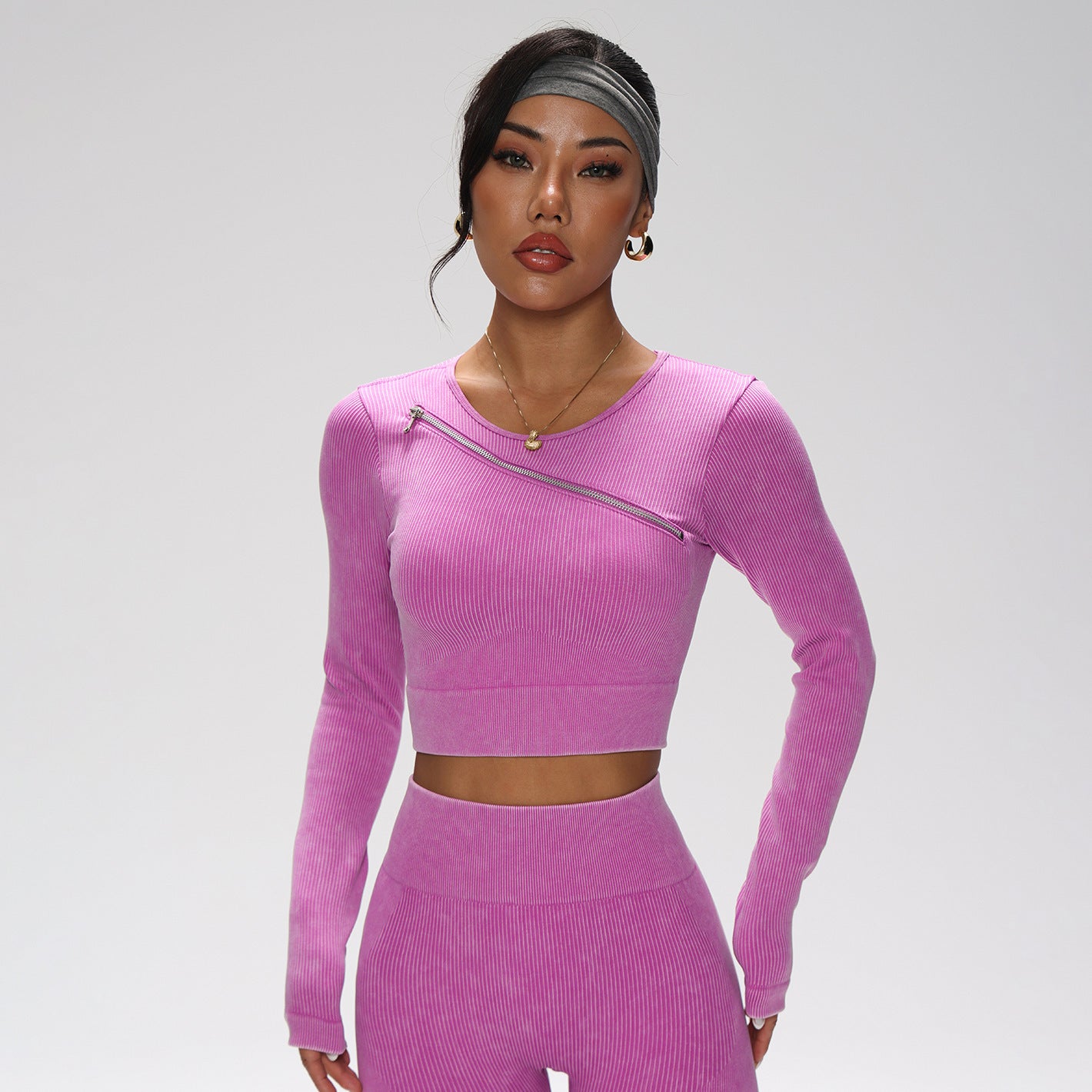 Conjunto de yoga de secado rápido: bra deportivo, chaleco, leggings