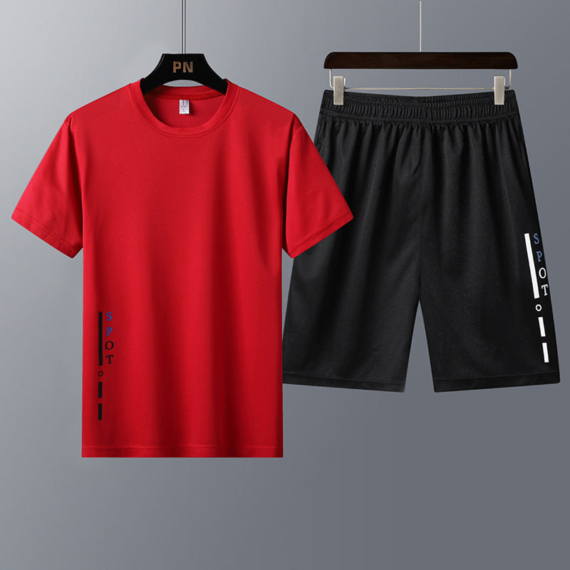 Conjunto deportivo juvenil (2 piezas): camiseta manga corta + short
