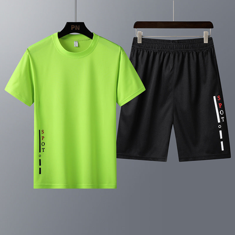 Conjunto deportivo juvenil (2 piezas): camiseta manga corta + short