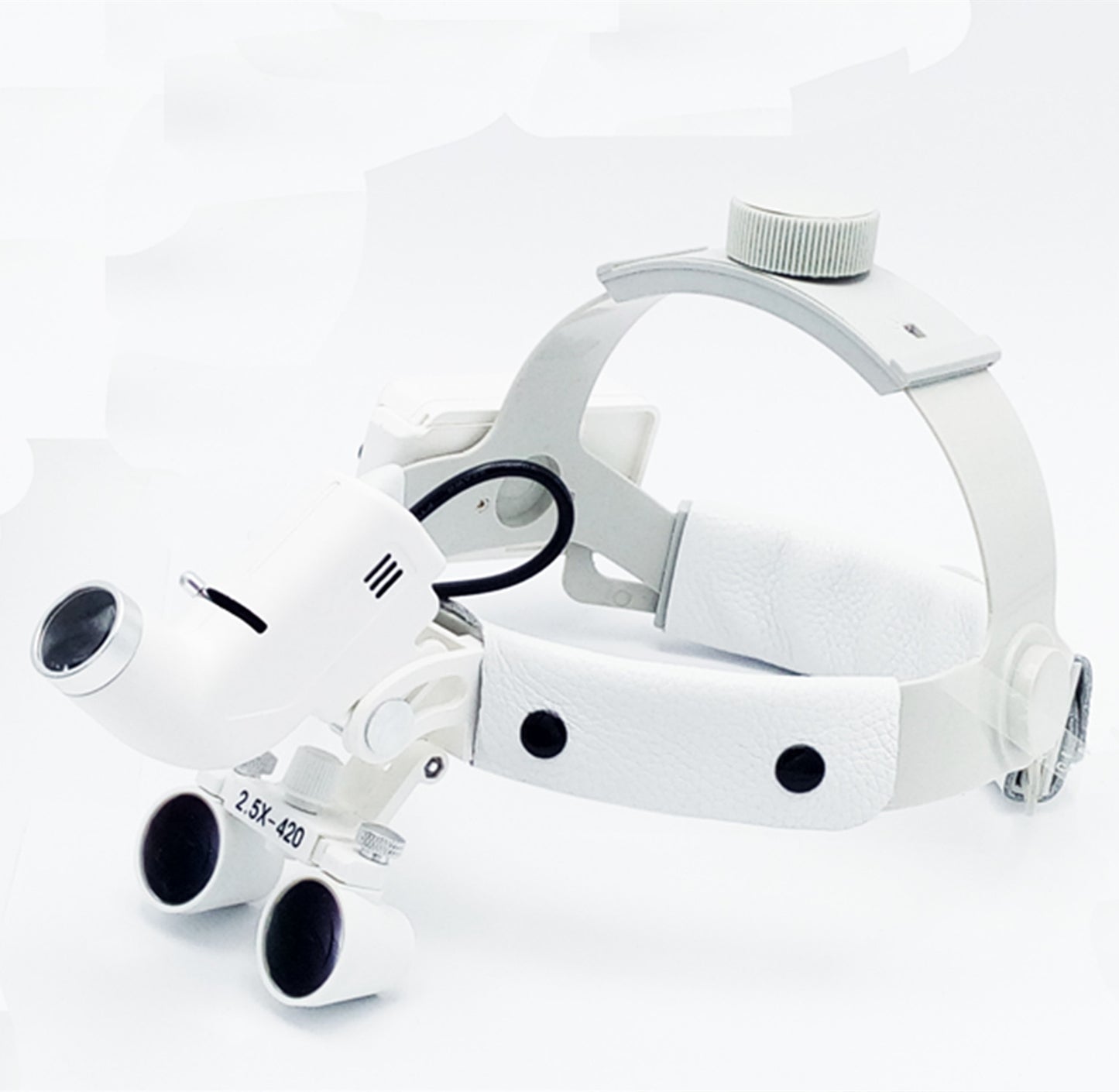 Lupa Médica con Luz LED Frontal de Cabeza