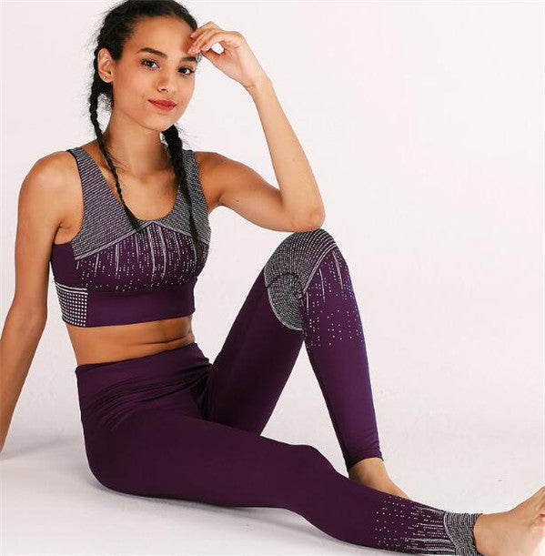 Conjunto de yoga antihumedad (secado rápido)