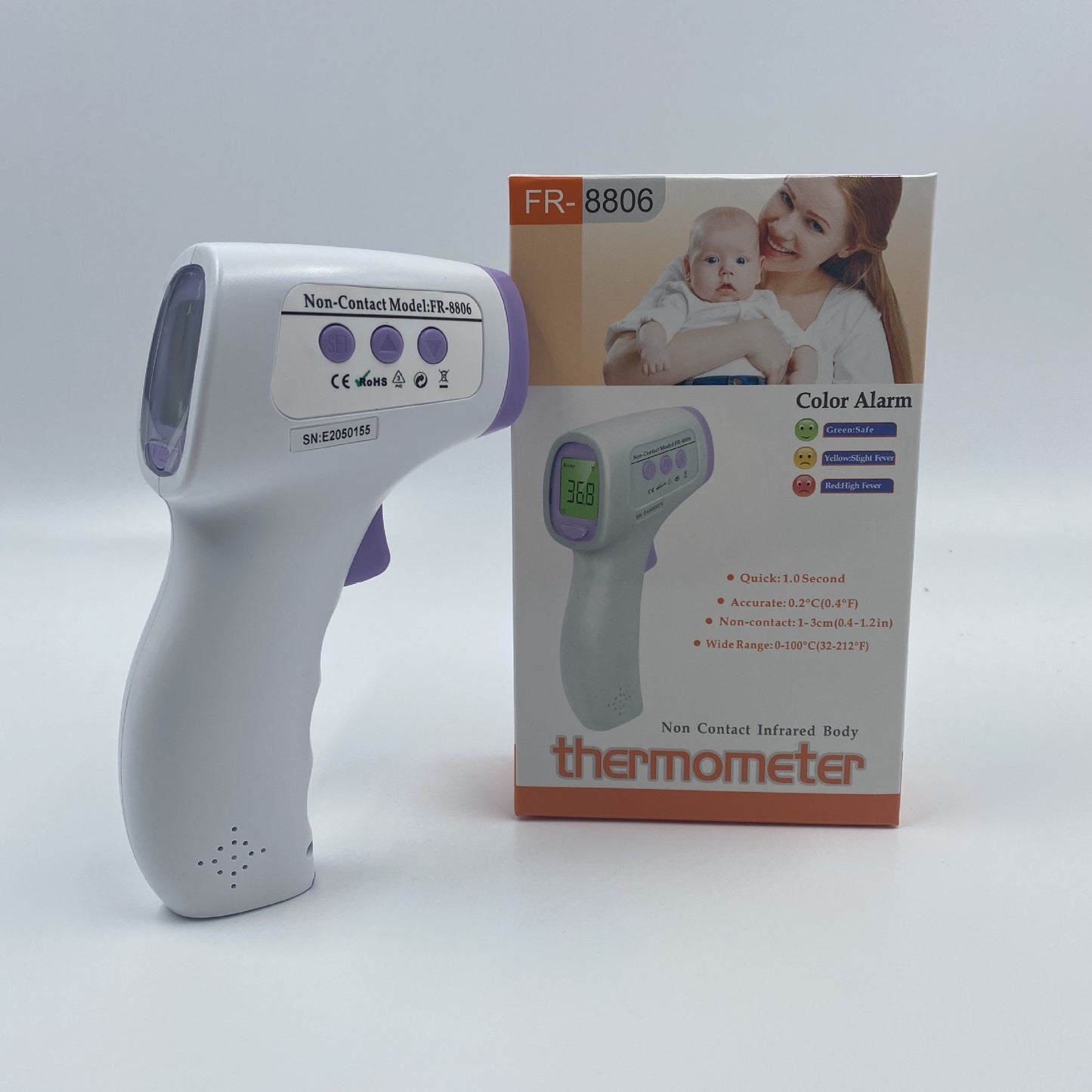 Termómetro Digital sin Contacto para Medición de Temperatura