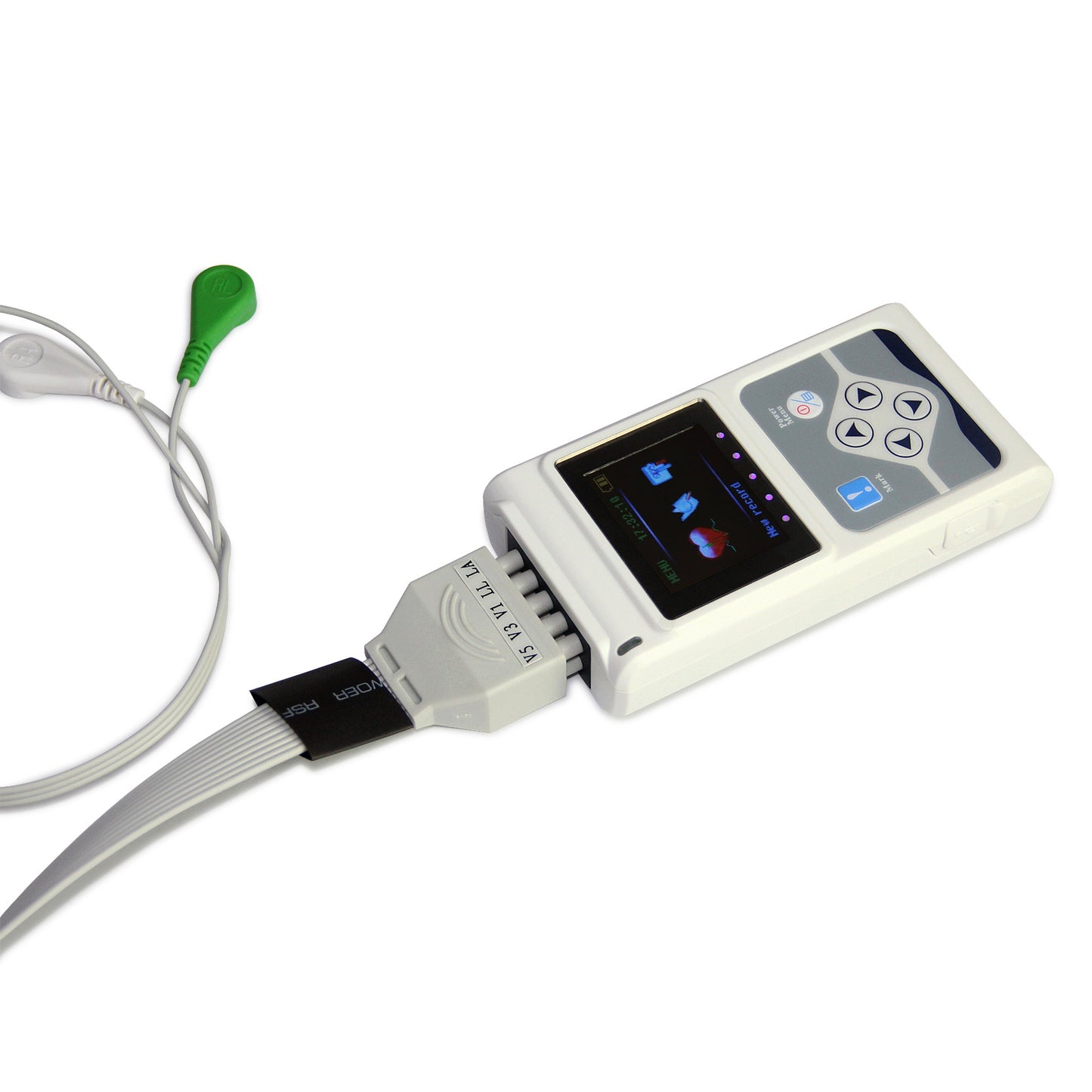 Holter ECG/EKG 12 canales (12 derivaciones) 24 h con software para PC Multilenguaje