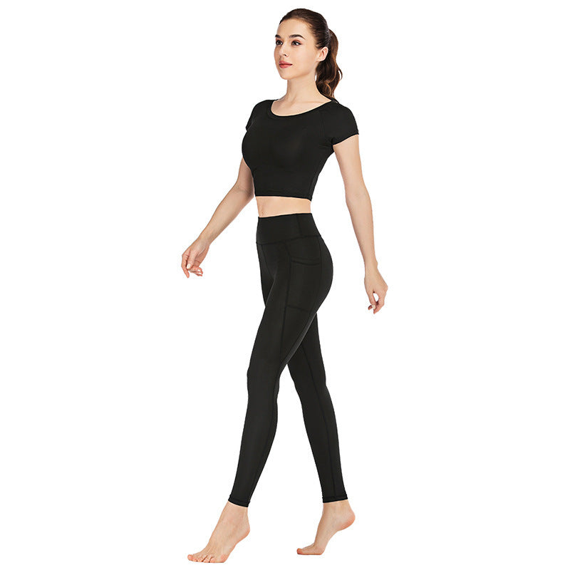 Conjunto de yoga para mujer con bolsillos