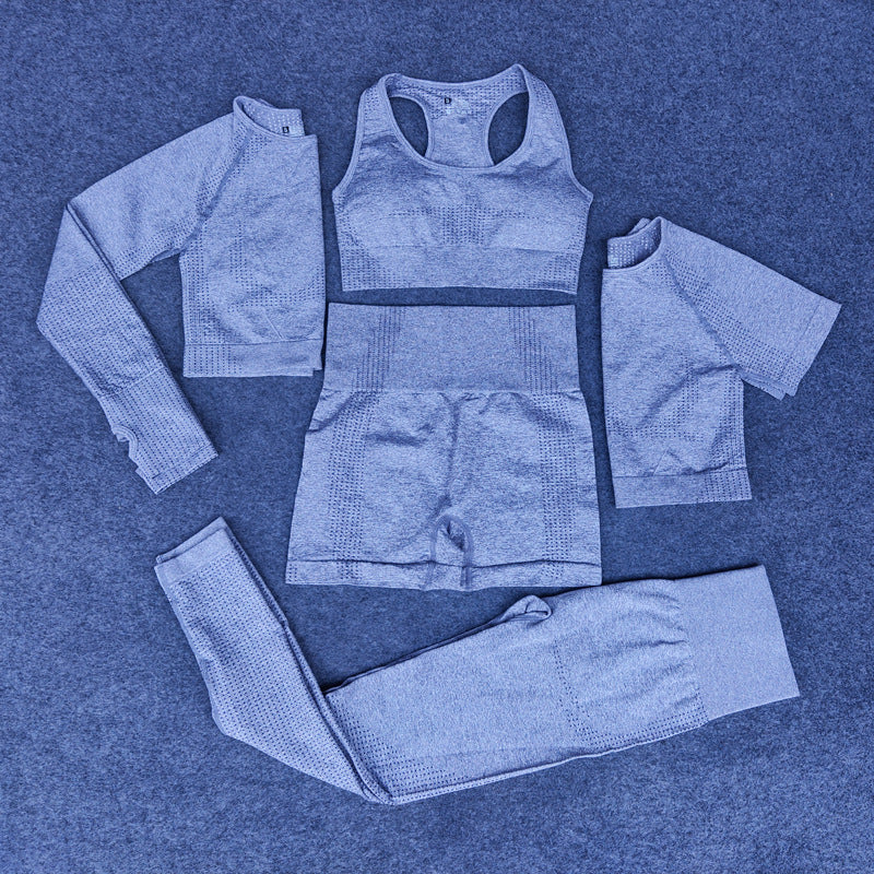 Conjunto de Yoga 5 Piezas Estilo Europeo y Americano