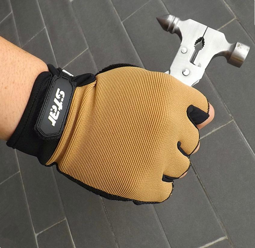 Guantes deportivos fitness antideslizantes (par)
