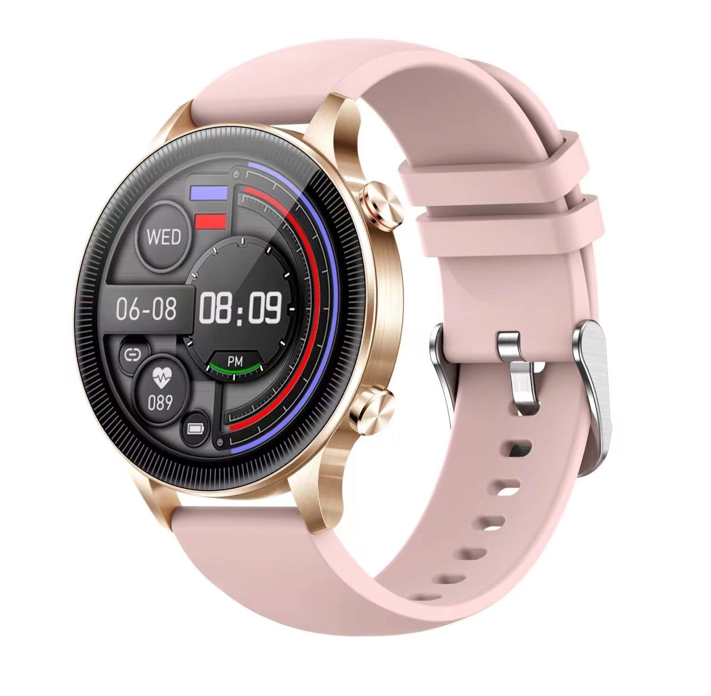 Reloj inteligente CF92 con monitor de presión arterial y ritmo cardíaco