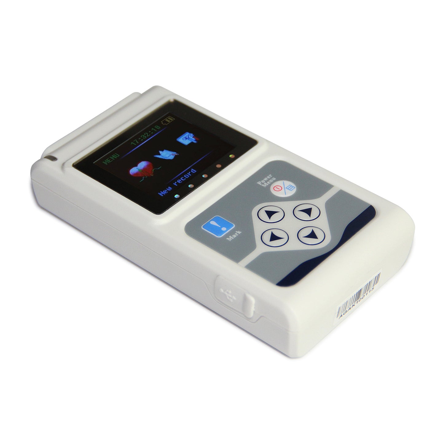 Holter ECG/EKG 12 canales (12 derivaciones) 24 h con software para PC Multilenguaje