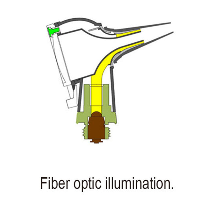 Otoscopio óptico con bombilla LED (portátil)
