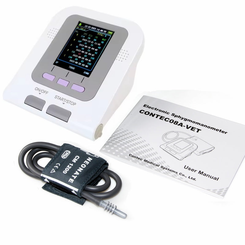 Tensiómetro veterinario digital CONTEC08A Vet (NIBP con brazalete)