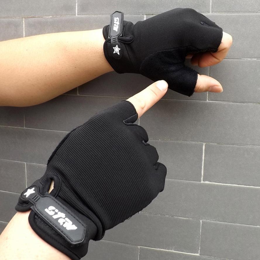 Guantes deportivos fitness antideslizantes (par)