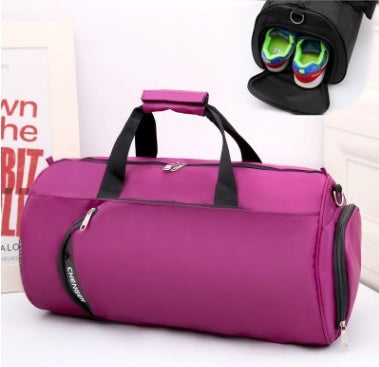 Bolso deportivo impermeable tipo duffel (hombre/unisex) — gym, fútbol y baloncesto