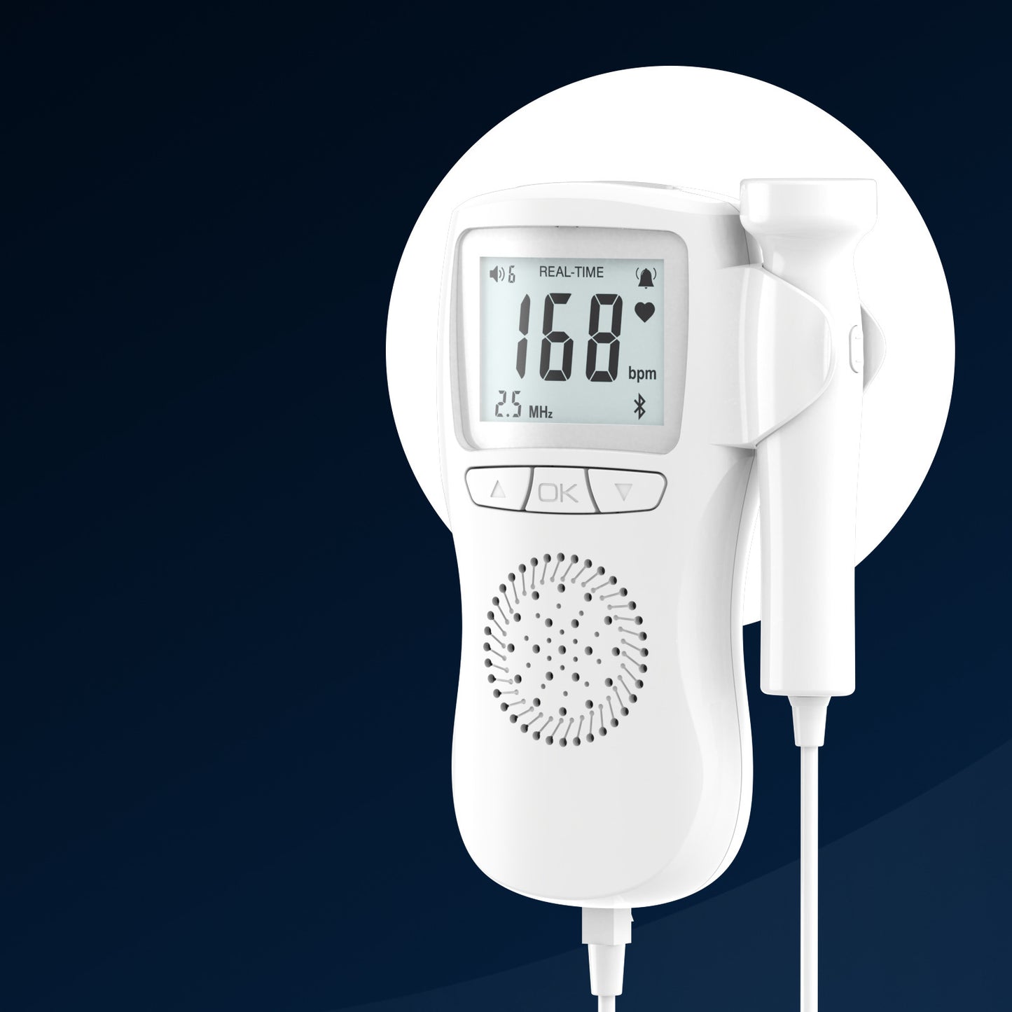Doppler fetal para embarazadas (monitor de latidos en casa)