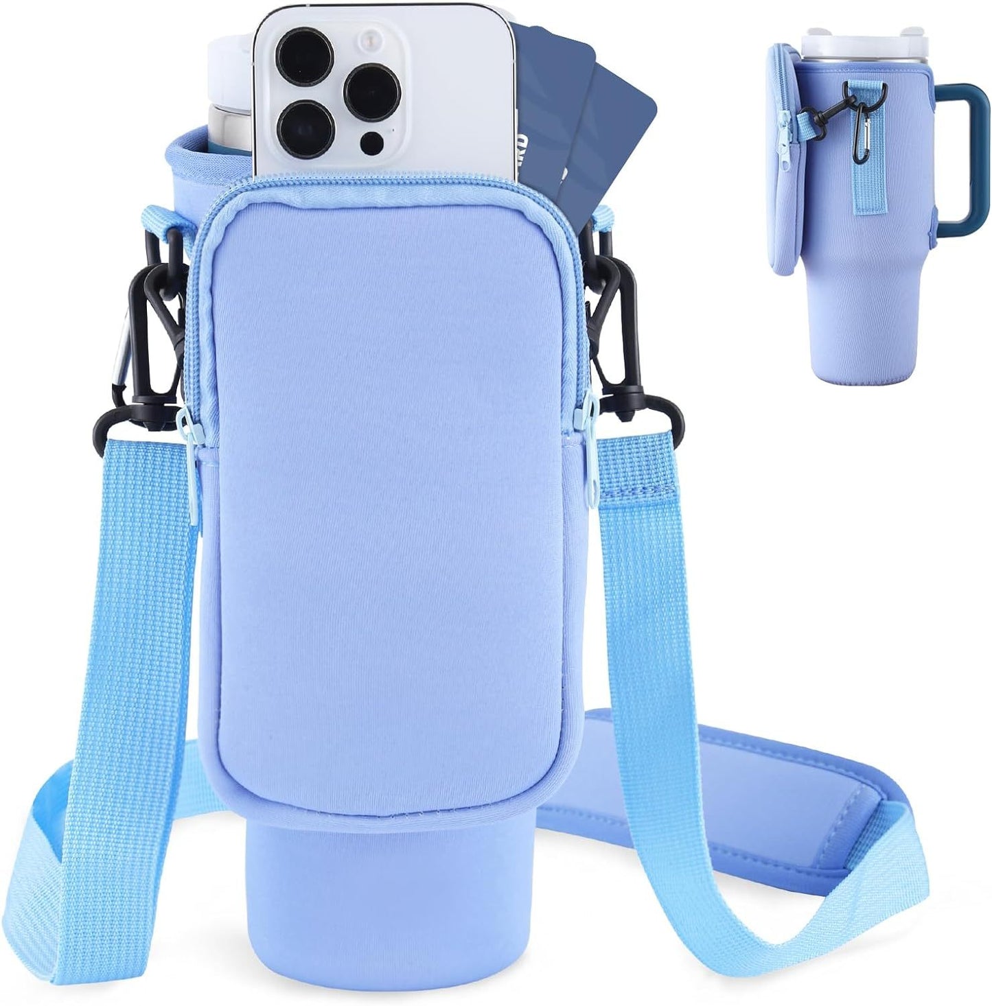 Funda portabotellas moderno 40 oz con correa ajustable