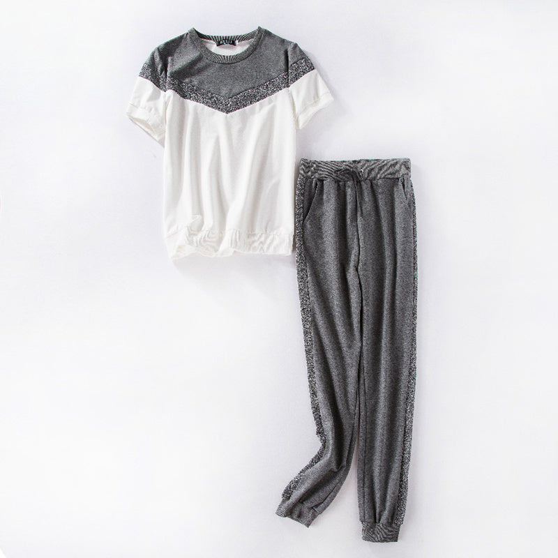 Conjunto deportivo de manga corta (2 piezas)