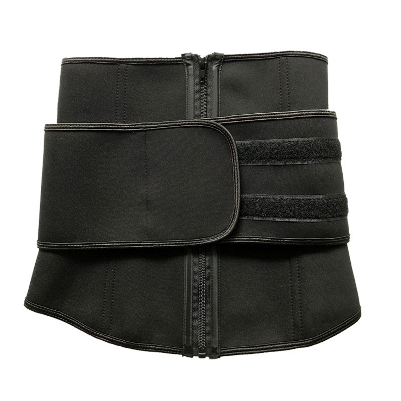 Faja deportiva de cintura (corset/sweat belt) — abdomen y lumbar