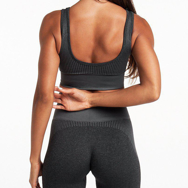 Conjunto fitness sin costuras (shorts + top)