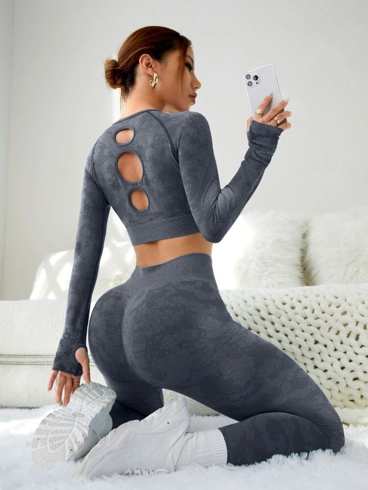 Conjunto de yoga para mujer (moda fitness)