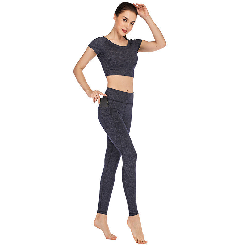 Conjunto de yoga para mujer con bolsillos