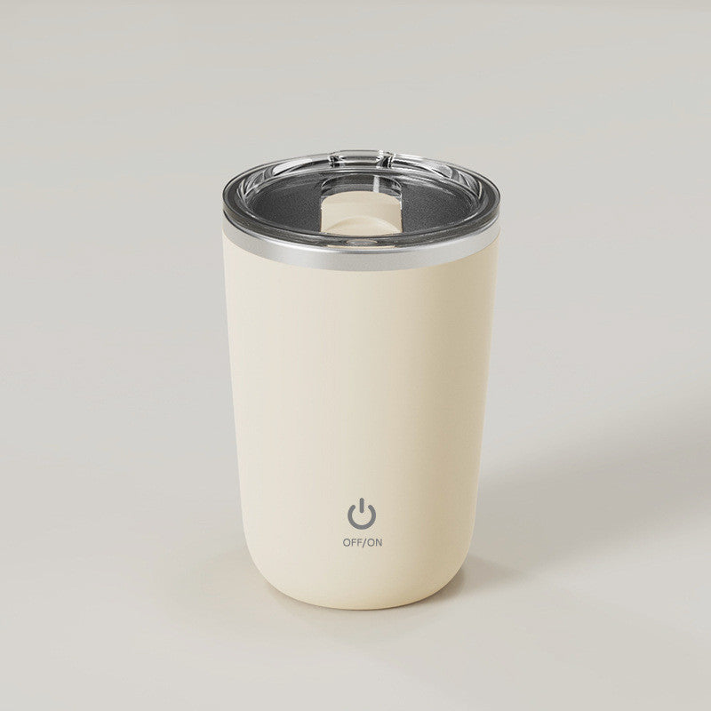 Taza automezcladora magnética 350 ml (acero inoxidable, eléctrica)