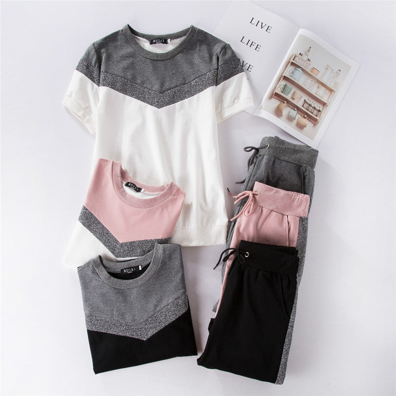 Conjunto deportivo de manga corta (2 piezas)