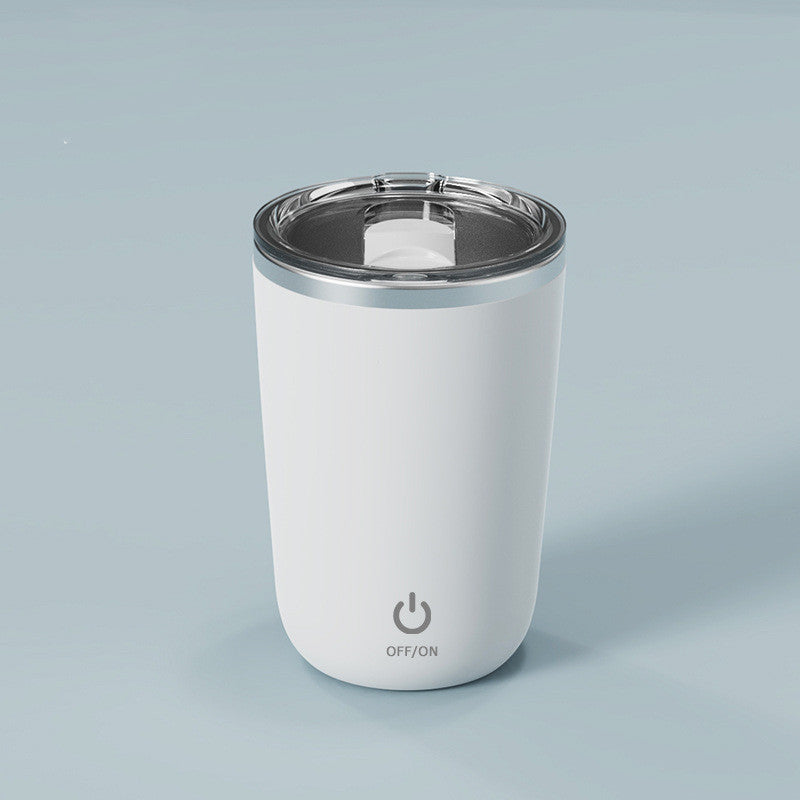 Taza automezcladora magnética 350 ml (acero inoxidable, eléctrica)