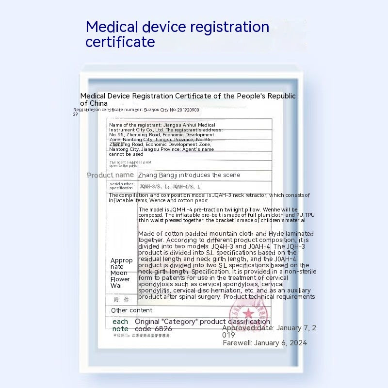Collarín de Tracción Cervical Médico Inflable