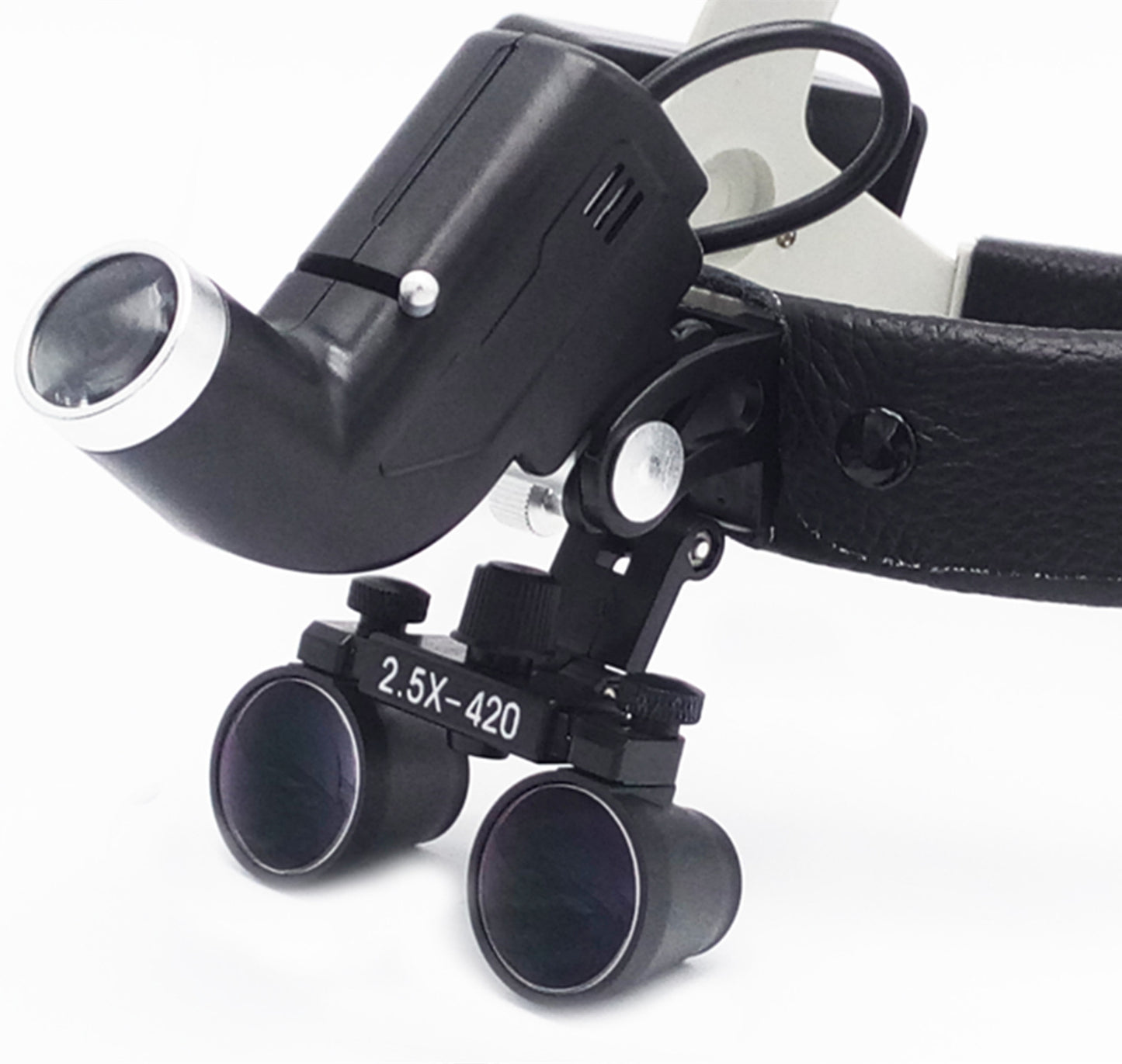 Lupa Médica con Luz LED Frontal de Cabeza