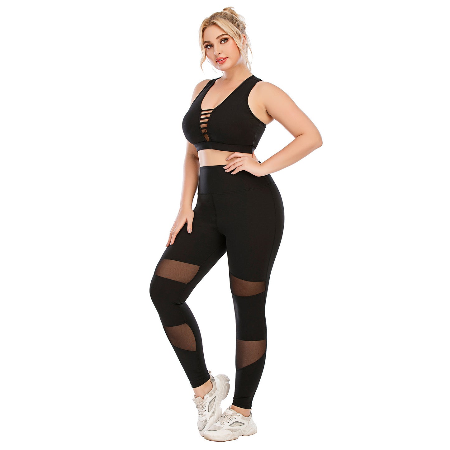 Conjunto deportivo outdoor para running y yoga (secado rápido)
