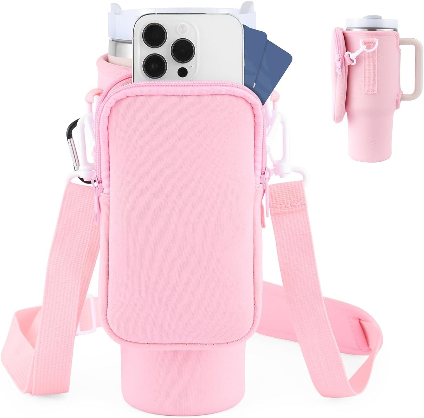 Funda portabotellas moderno 40 oz con correa ajustable