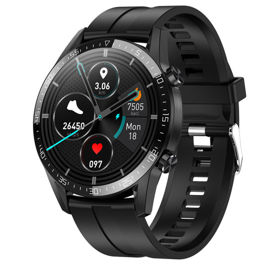 Pulsera inteligente táctil completa (HR, presión arterial, SpO₂ y sueño)