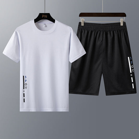Conjunto deportivo juvenil (2 piezas): camiseta manga corta + short