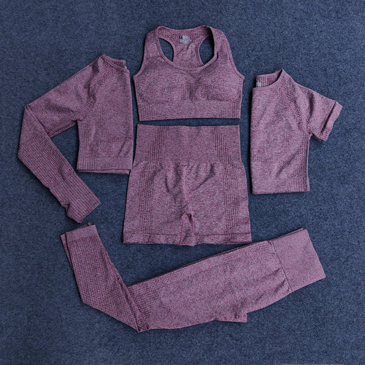 Conjunto de Yoga 5 Piezas Estilo Europeo y Americano