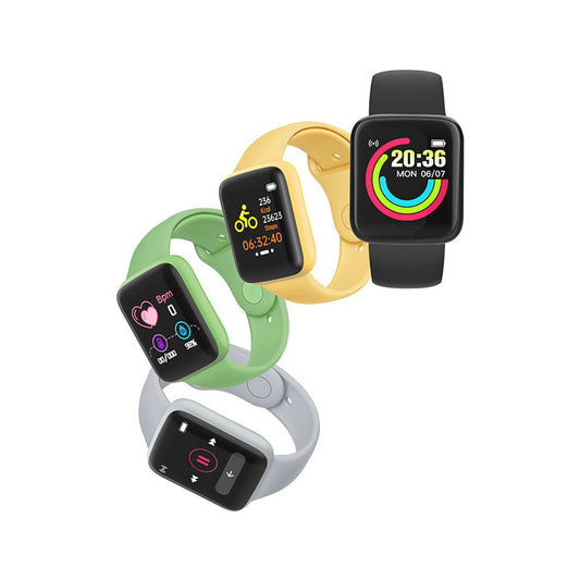 Pulsera inteligente (ritmo cardíaco, presión arterial y pasos)