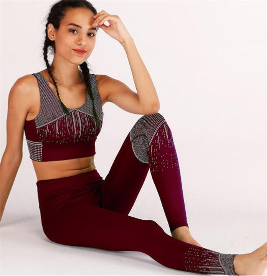 Conjunto de yoga antihumedad (secado rápido)