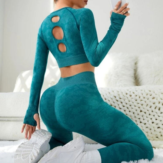 Conjunto de yoga para mujer (moda fitness)