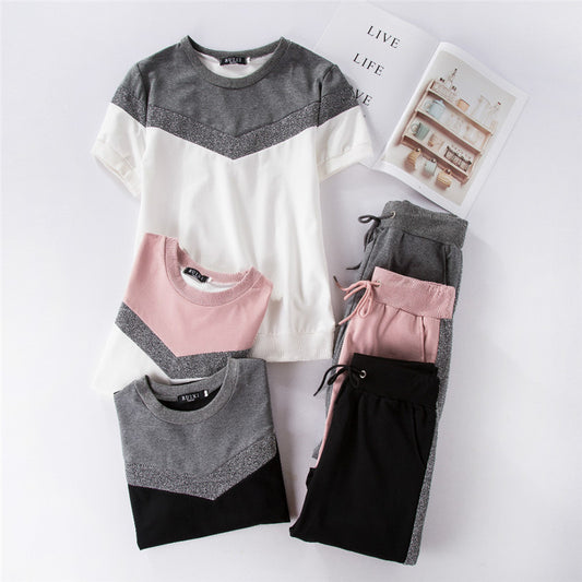 Conjunto deportivo de manga corta (2 piezas)