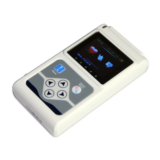 Holter ECG/EKG 12 canales (12 derivaciones) 24 h con software para PC Multilenguaje